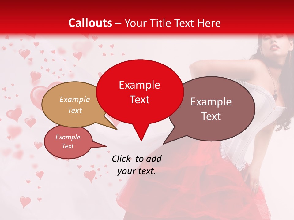 Colour Romance Female PowerPoint Template