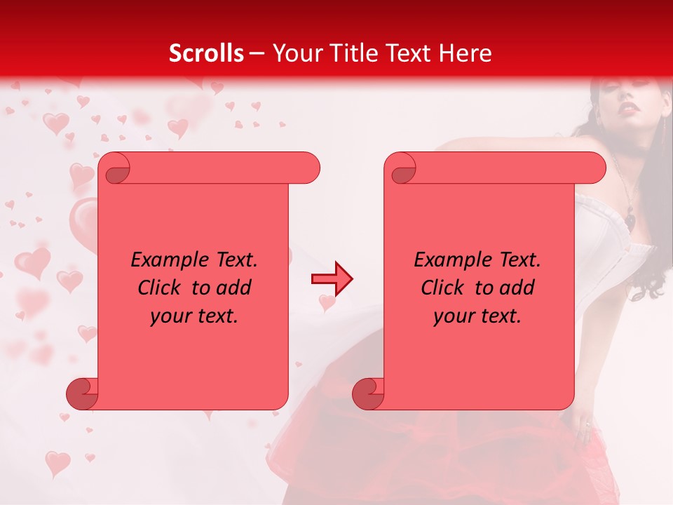 Colour Romance Female PowerPoint Template