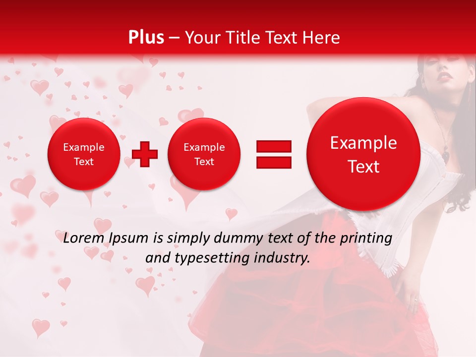 Colour Romance Female PowerPoint Template