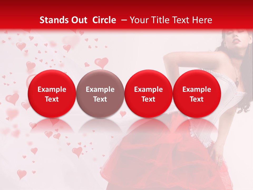 Colour Romance Female PowerPoint Template