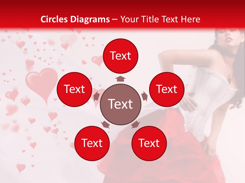 Colour Romance Female PowerPoint Template