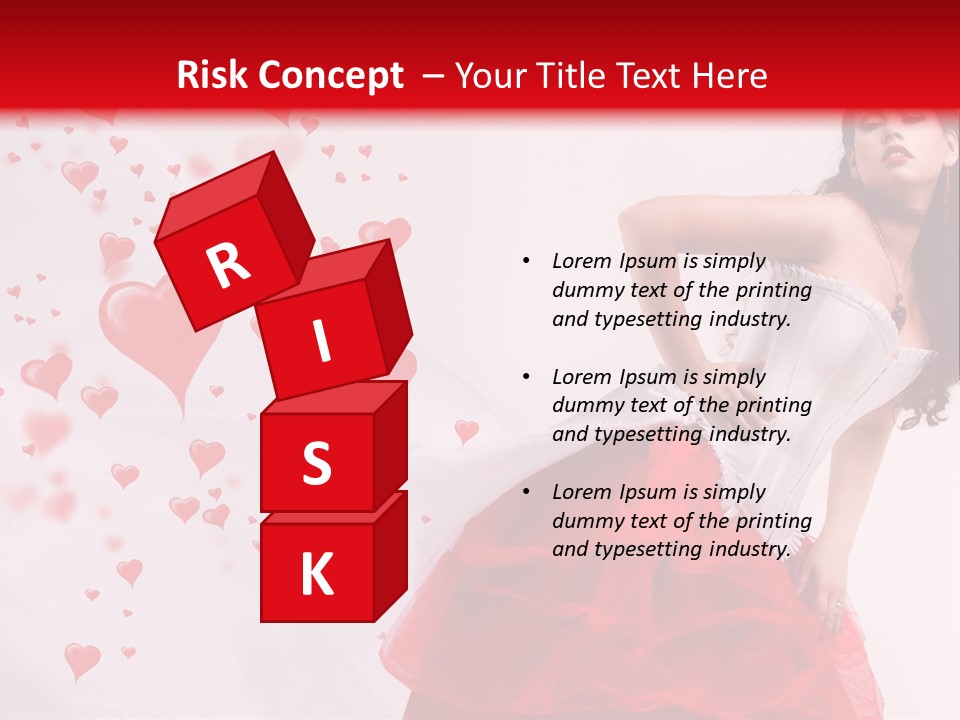 Colour Romance Female PowerPoint Template