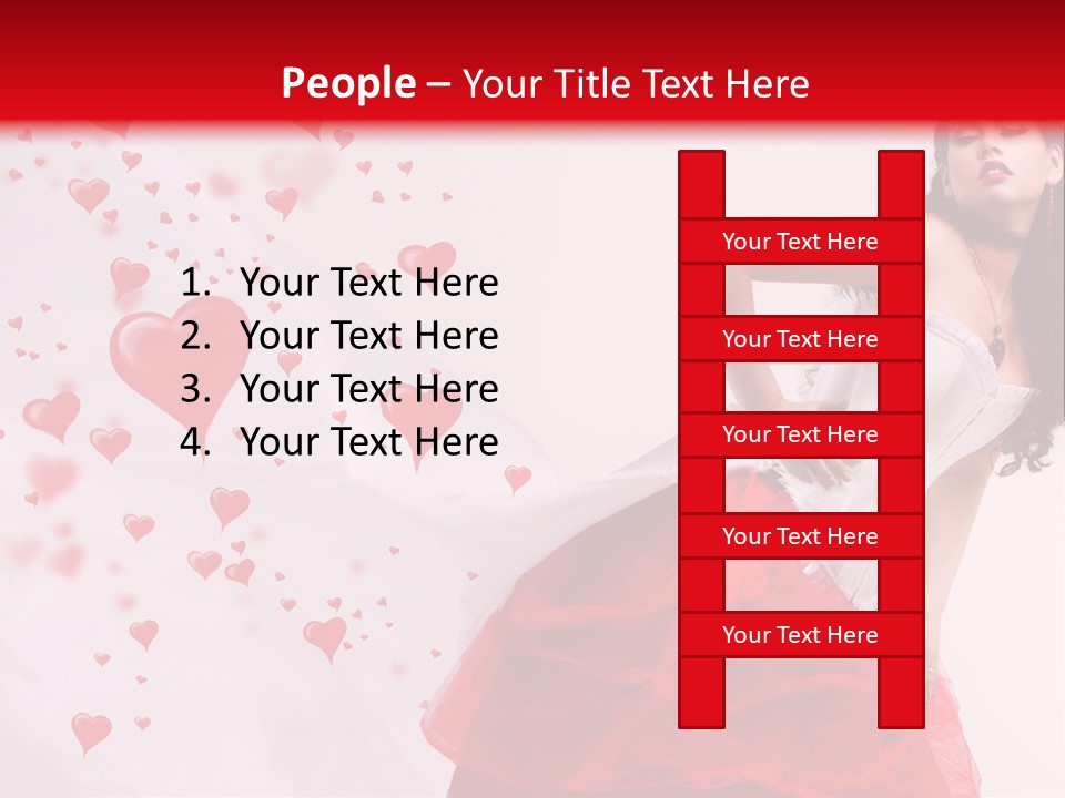 Colour Romance Female PowerPoint Template