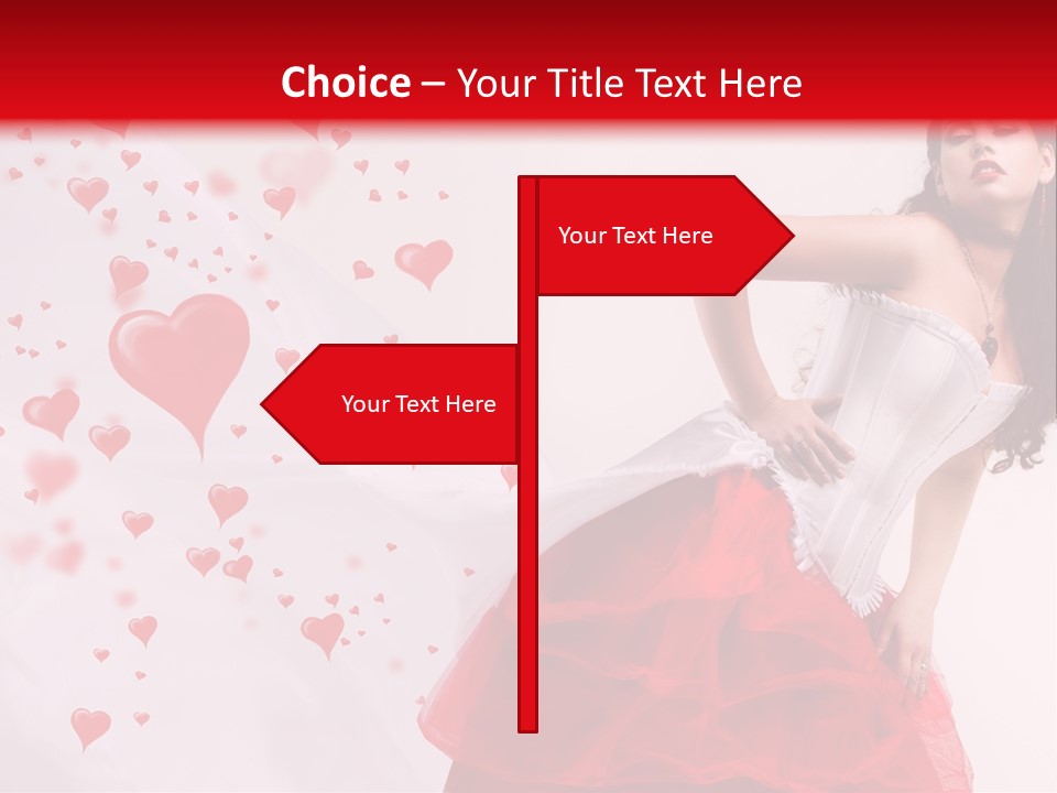 Colour Romance Female PowerPoint Template