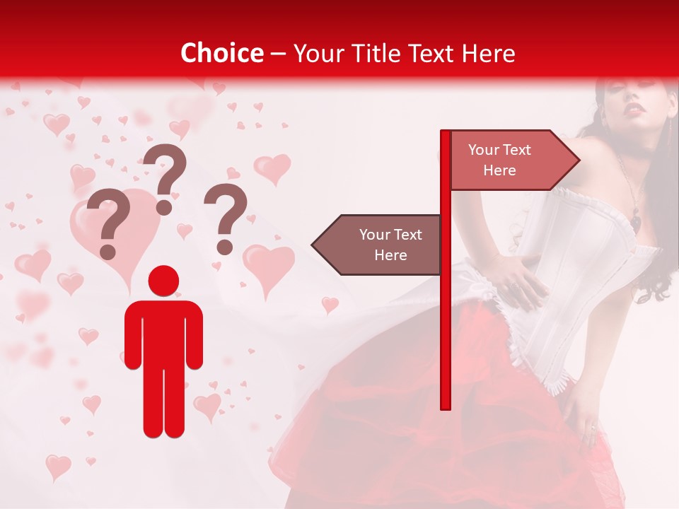 Colour Romance Female PowerPoint Template