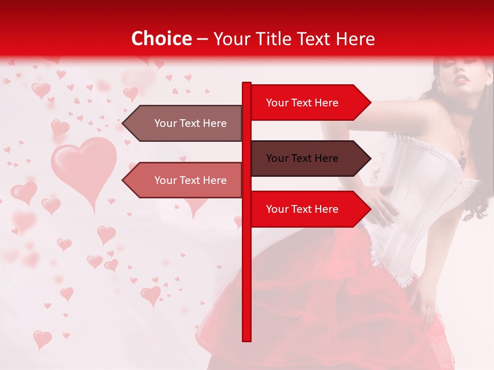 Colour Romance Female PowerPoint Template