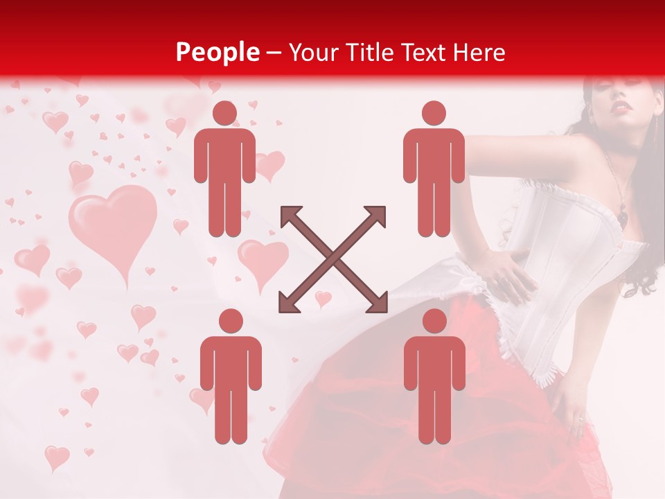 Colour Romance Female PowerPoint Template