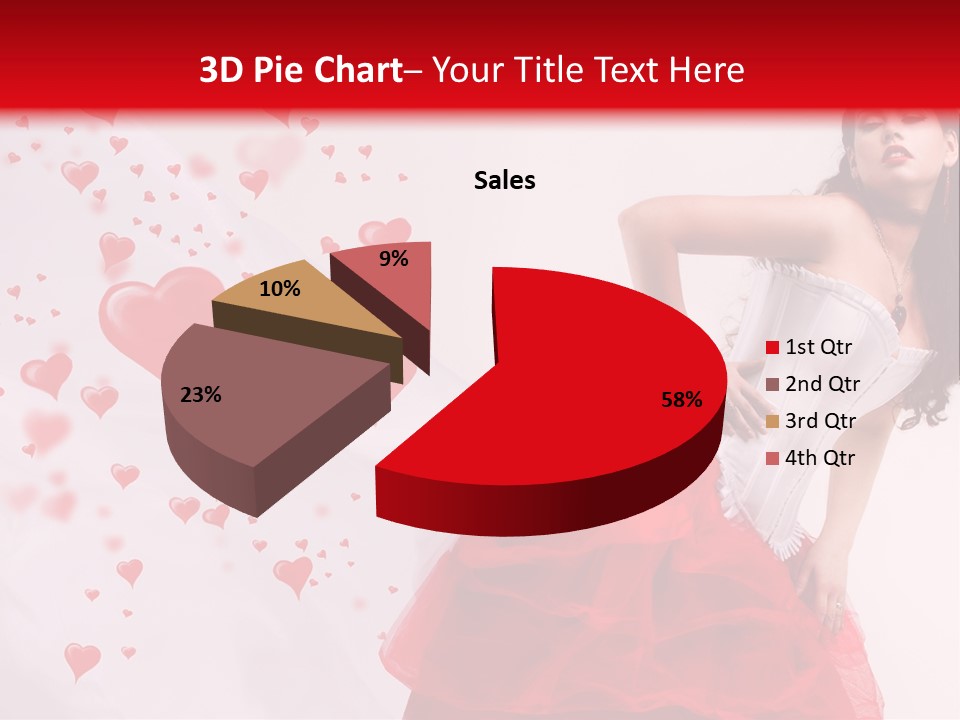 Colour Romance Female PowerPoint Template