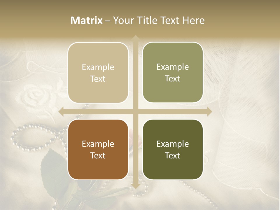 Fold Textile Card PowerPoint Template