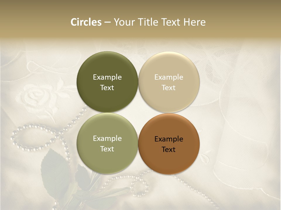 Fold Textile Card PowerPoint Template