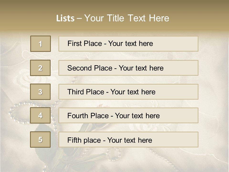 Fold Textile Card PowerPoint Template