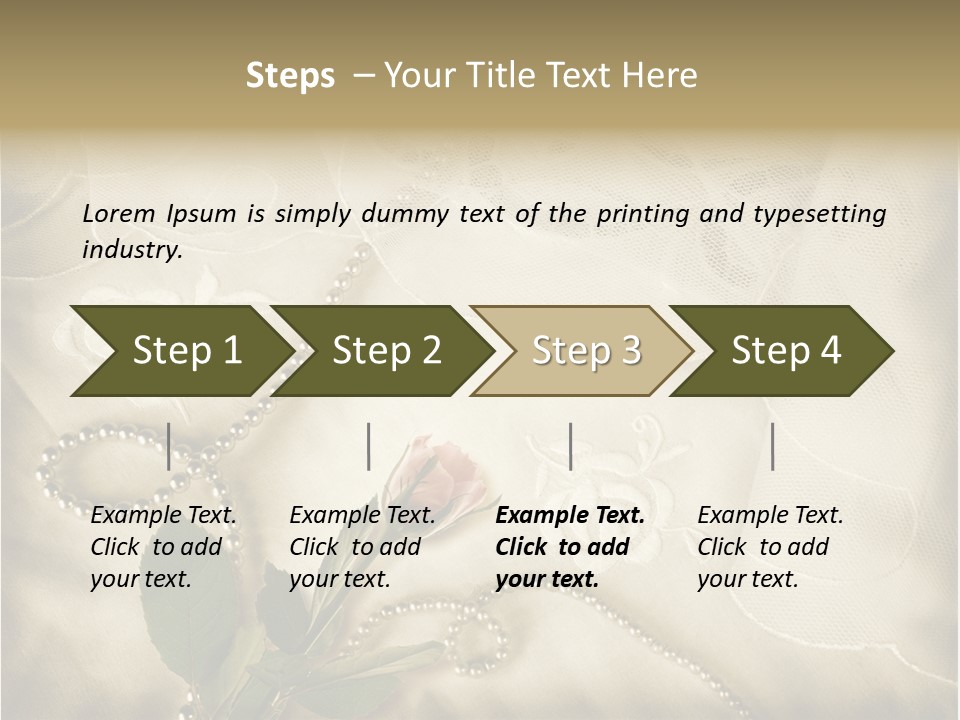 Fold Textile Card PowerPoint Template