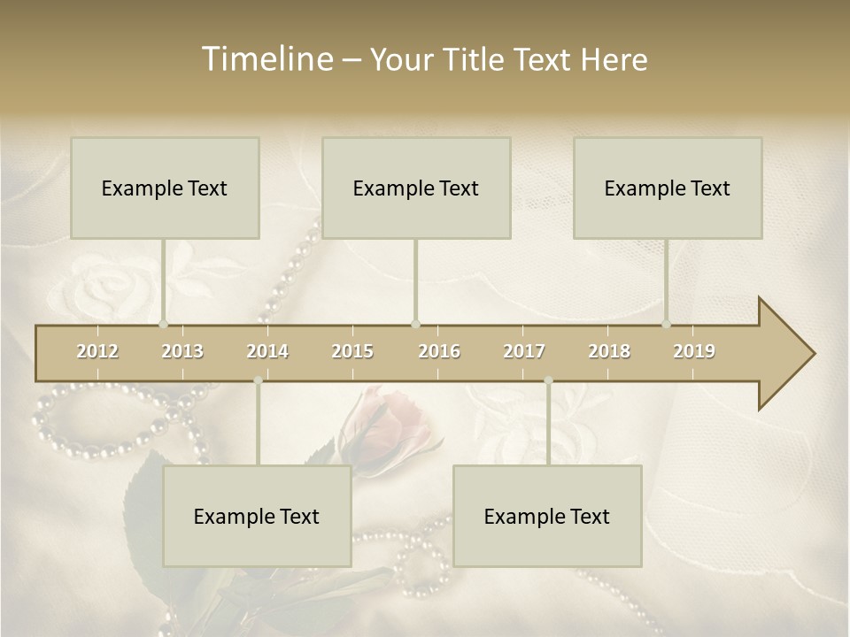 Fold Textile Card PowerPoint Template