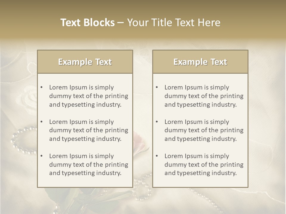 Fold Textile Card PowerPoint Template