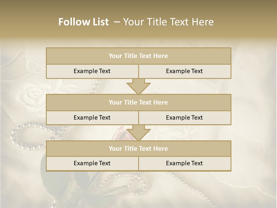 Fold Textile Card PowerPoint Template