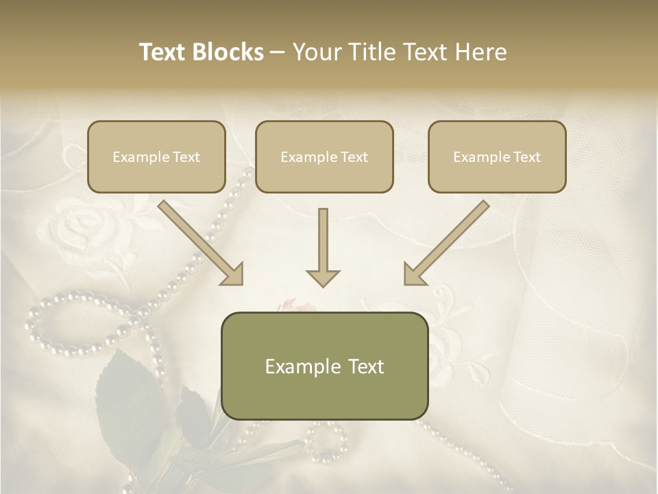 Fold Textile Card PowerPoint Template