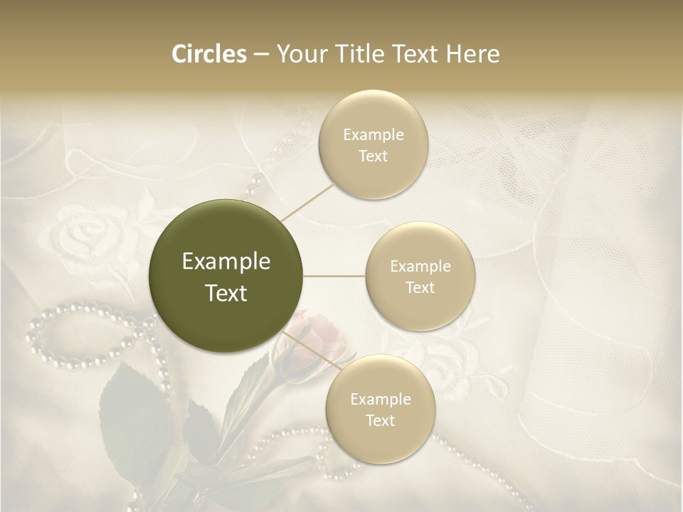 Fold Textile Card PowerPoint Template