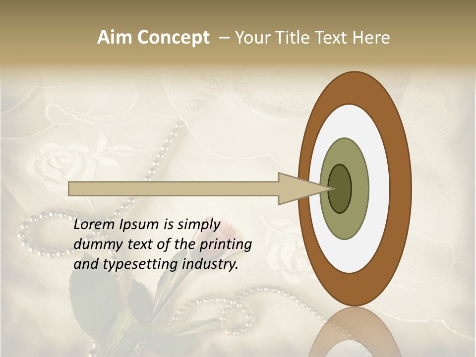 Fold Textile Card PowerPoint Template