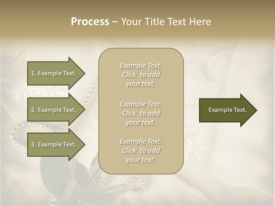 Fold Textile Card PowerPoint Template