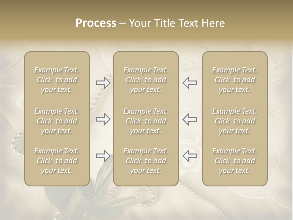 Fold Textile Card PowerPoint Template