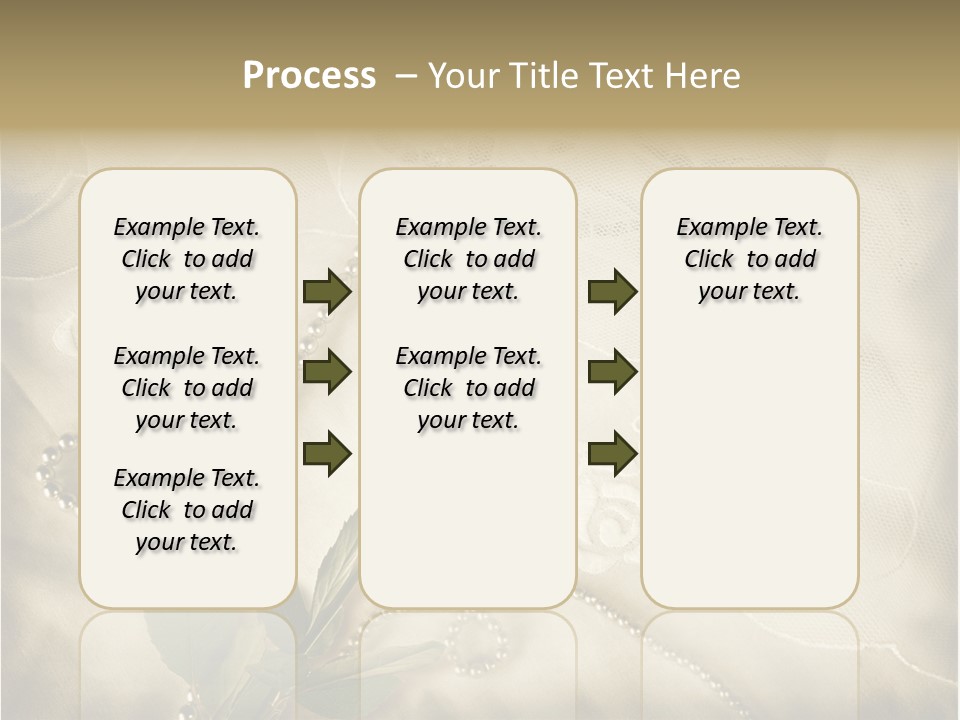Fold Textile Card PowerPoint Template
