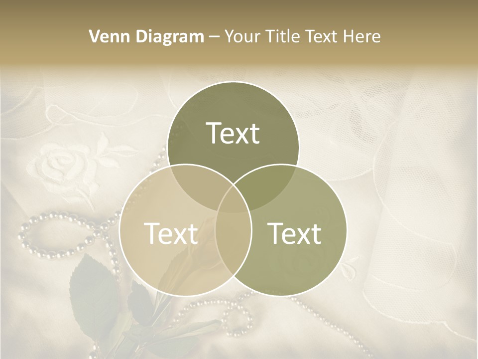 Fold Textile Card PowerPoint Template