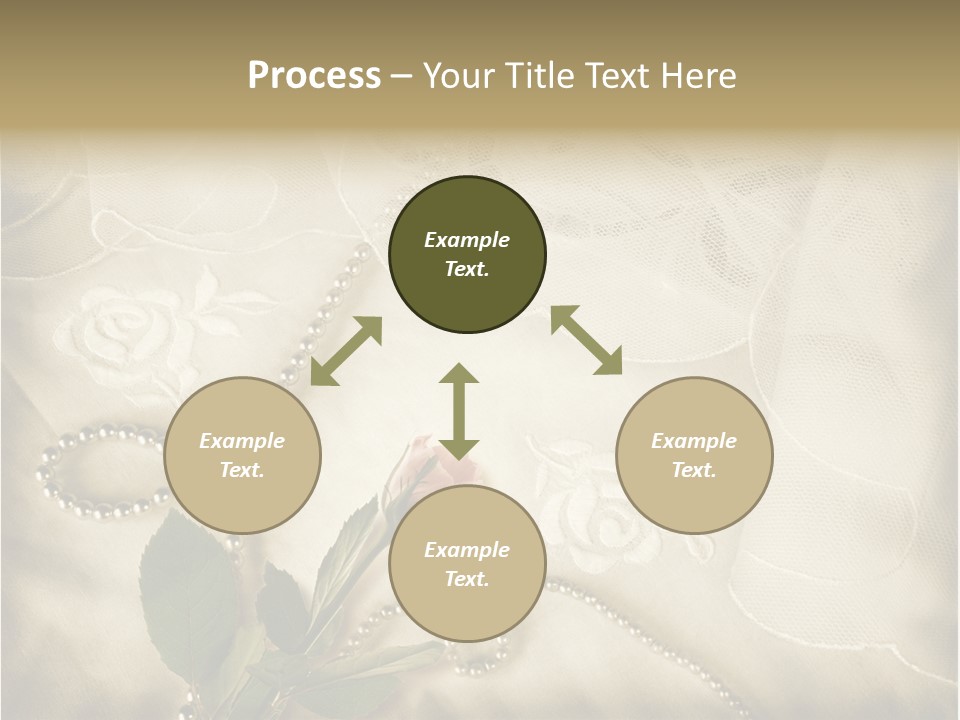 Fold Textile Card PowerPoint Template