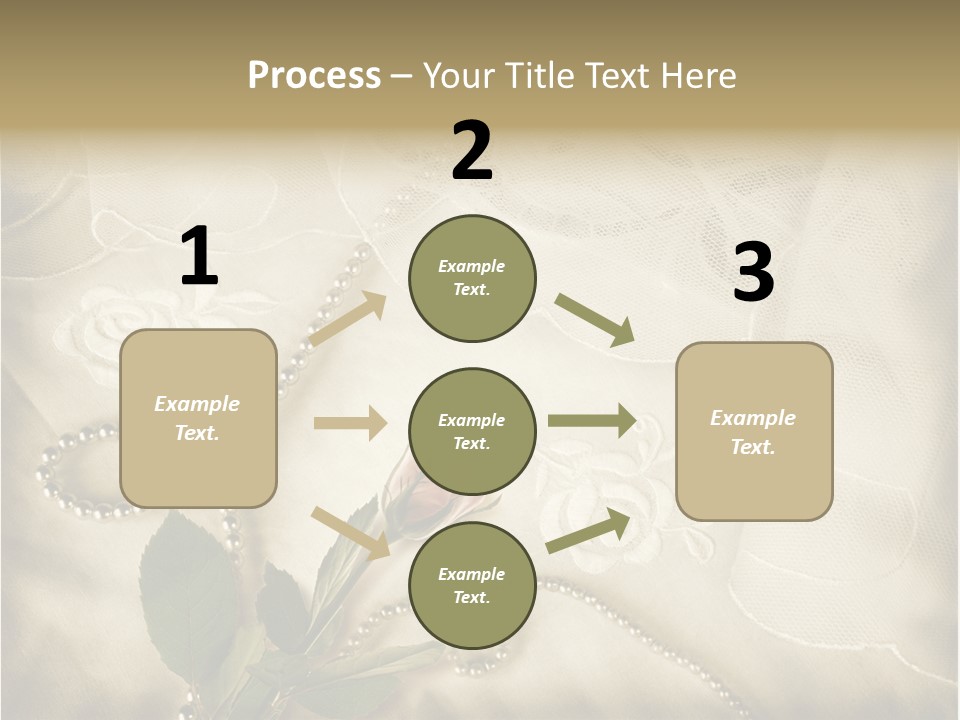 Fold Textile Card PowerPoint Template