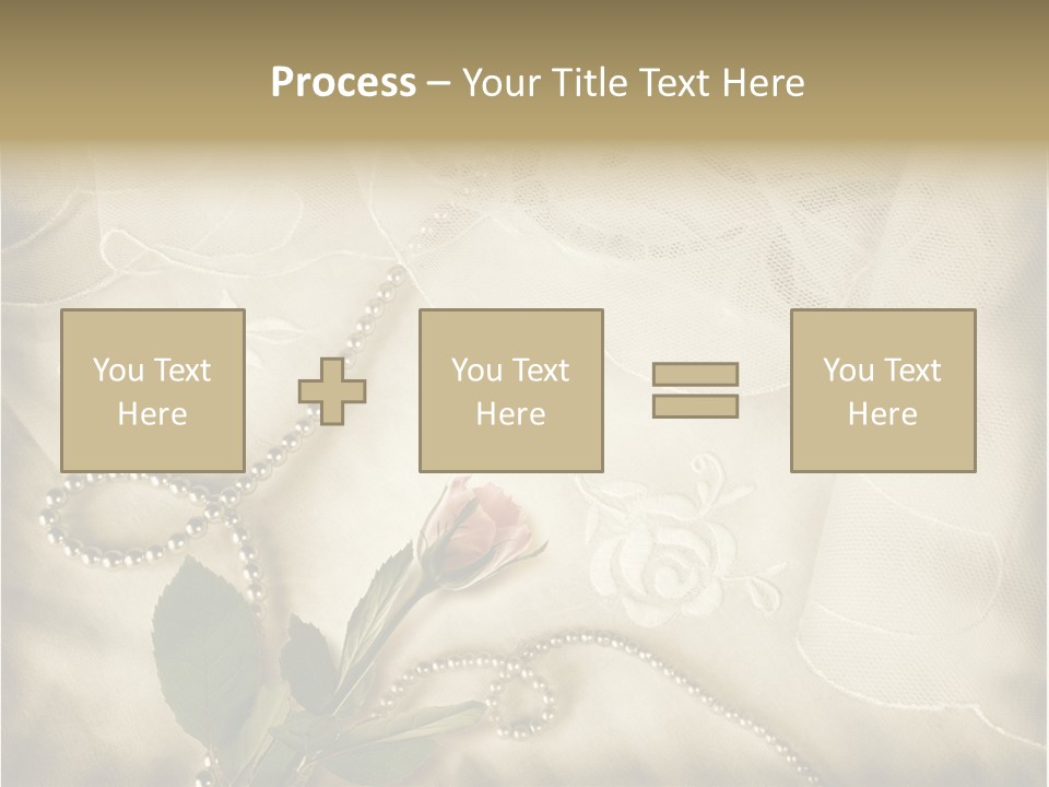 Fold Textile Card PowerPoint Template