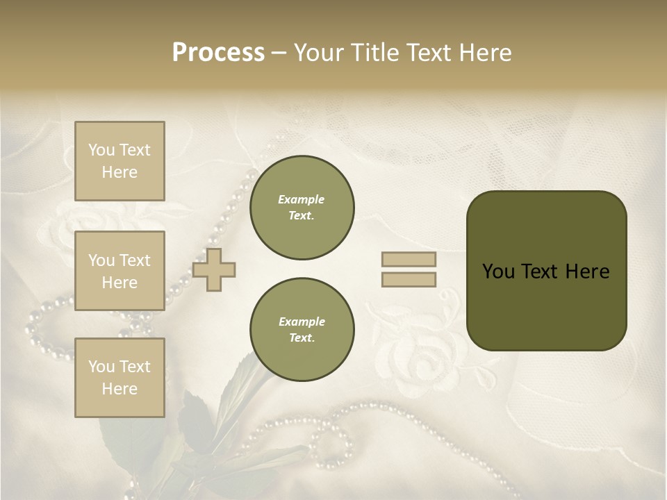 Fold Textile Card PowerPoint Template