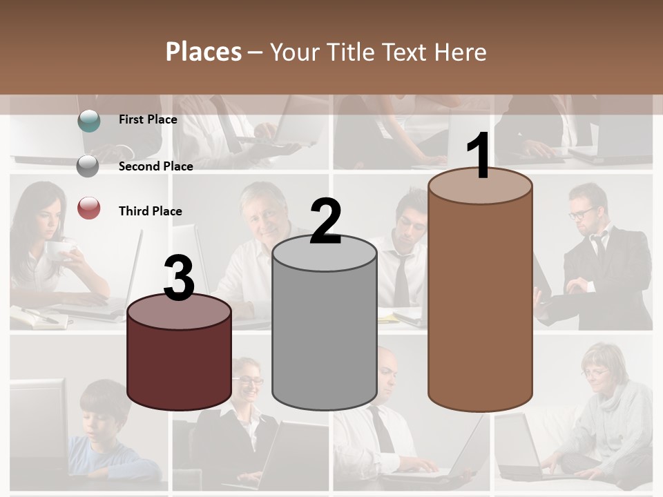 Laptop Computer Notebook PowerPoint Template