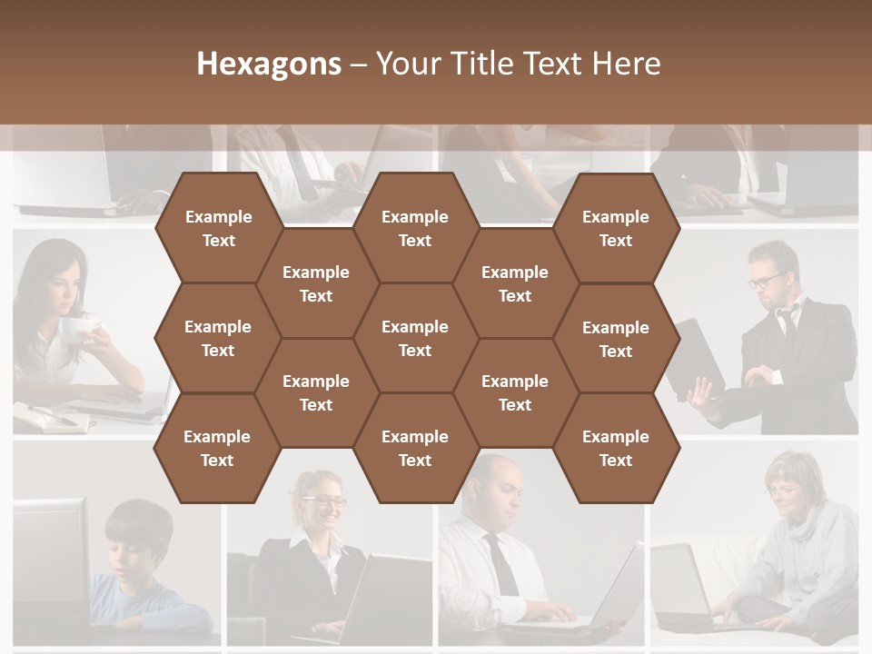 Laptop Computer Notebook PowerPoint Template