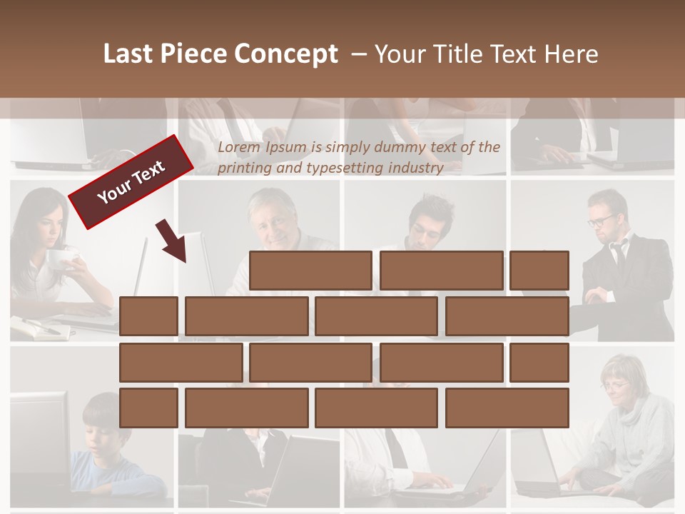 Laptop Computer Notebook PowerPoint Template