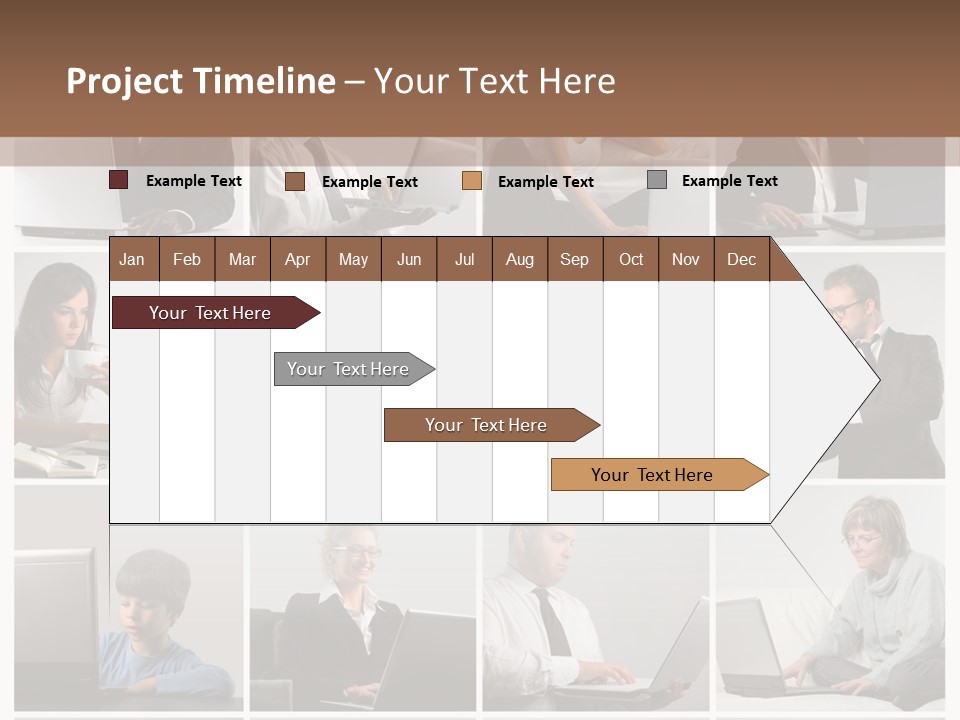 Laptop Computer Notebook PowerPoint Template