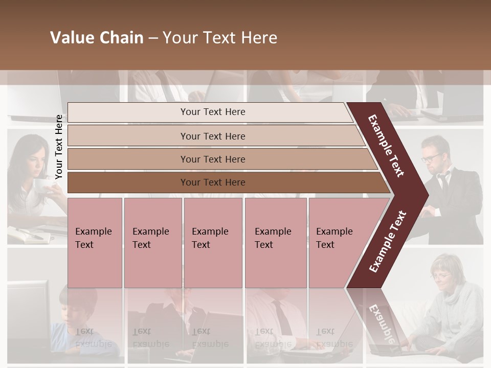 Laptop Computer Notebook PowerPoint Template