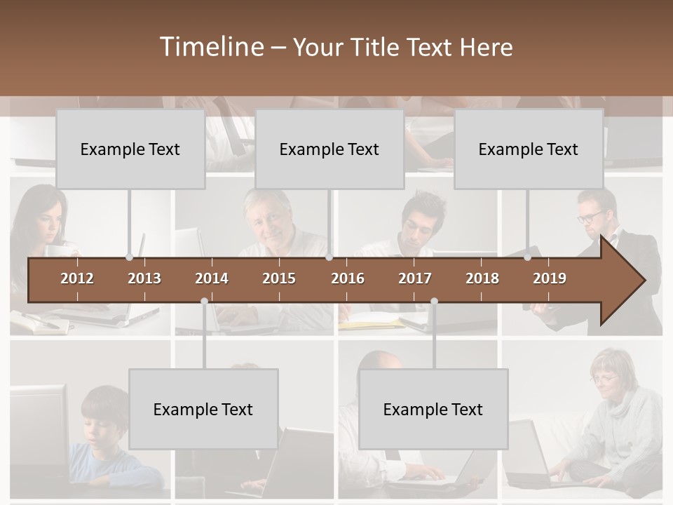 Laptop Computer Notebook PowerPoint Template