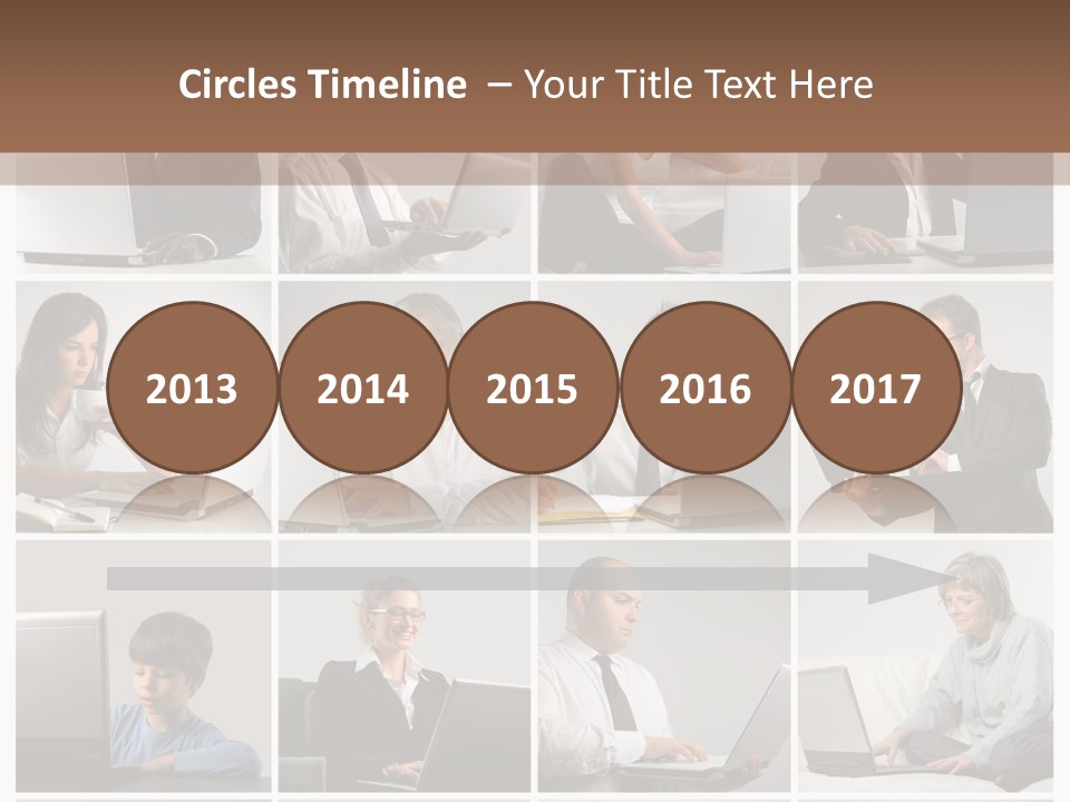 Laptop Computer Notebook PowerPoint Template