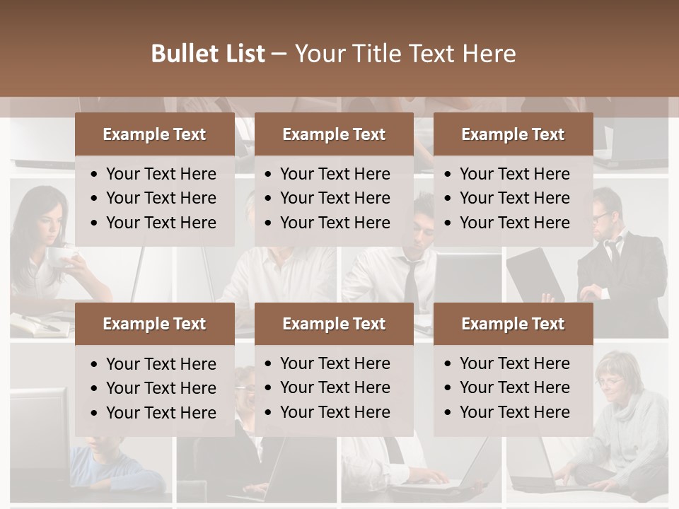Laptop Computer Notebook PowerPoint Template