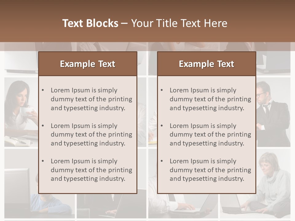 Laptop Computer Notebook PowerPoint Template