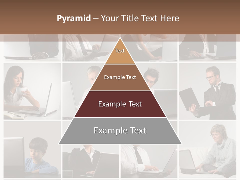 Laptop Computer Notebook PowerPoint Template