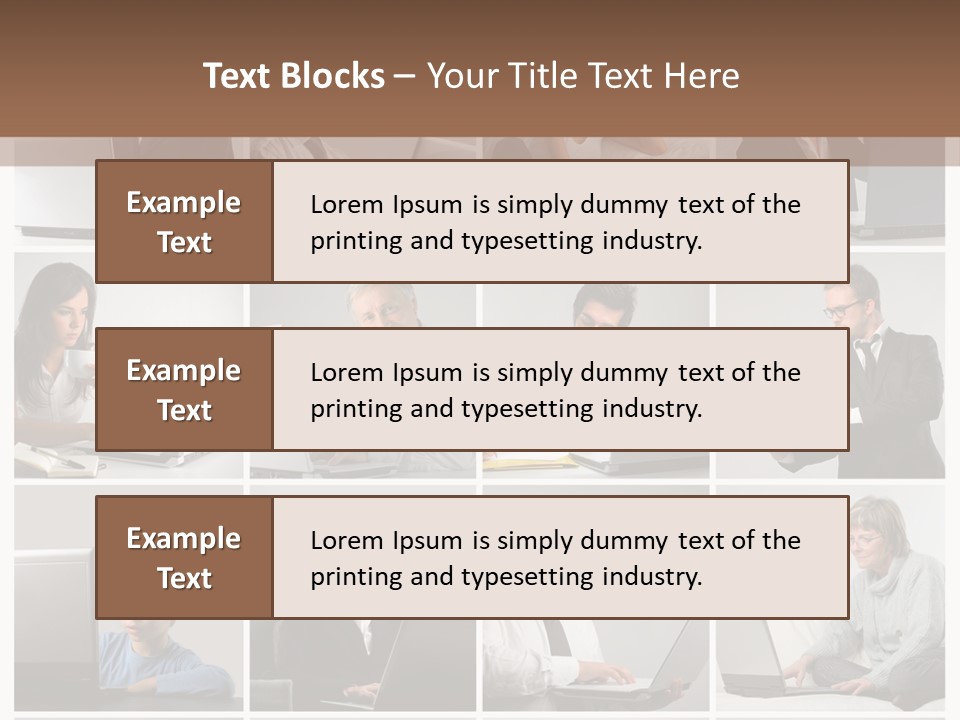 Laptop Computer Notebook PowerPoint Template