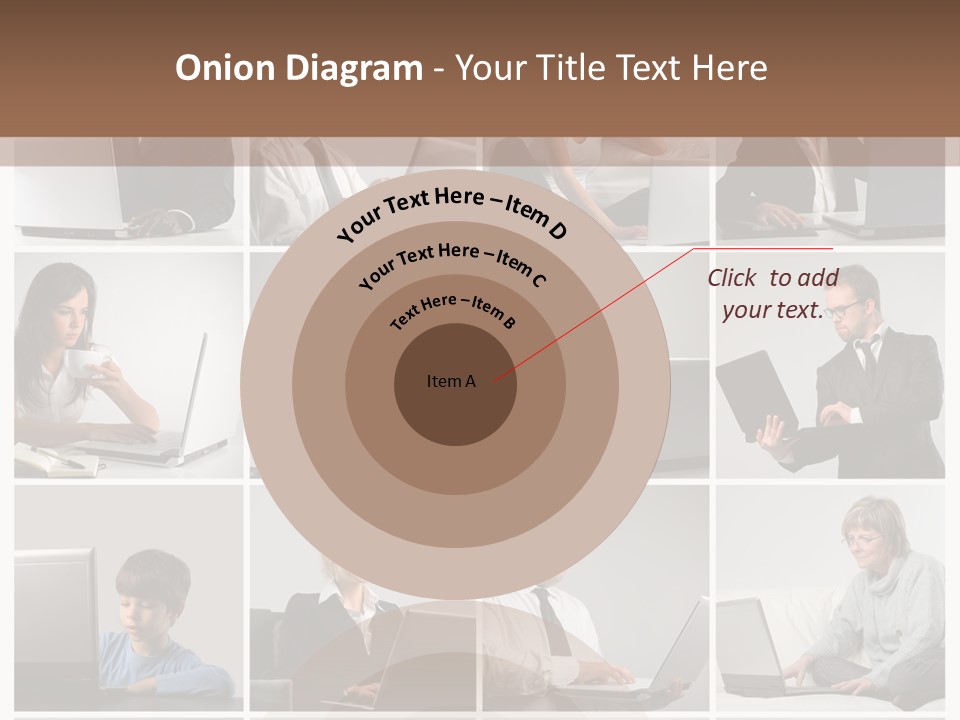Laptop Computer Notebook PowerPoint Template
