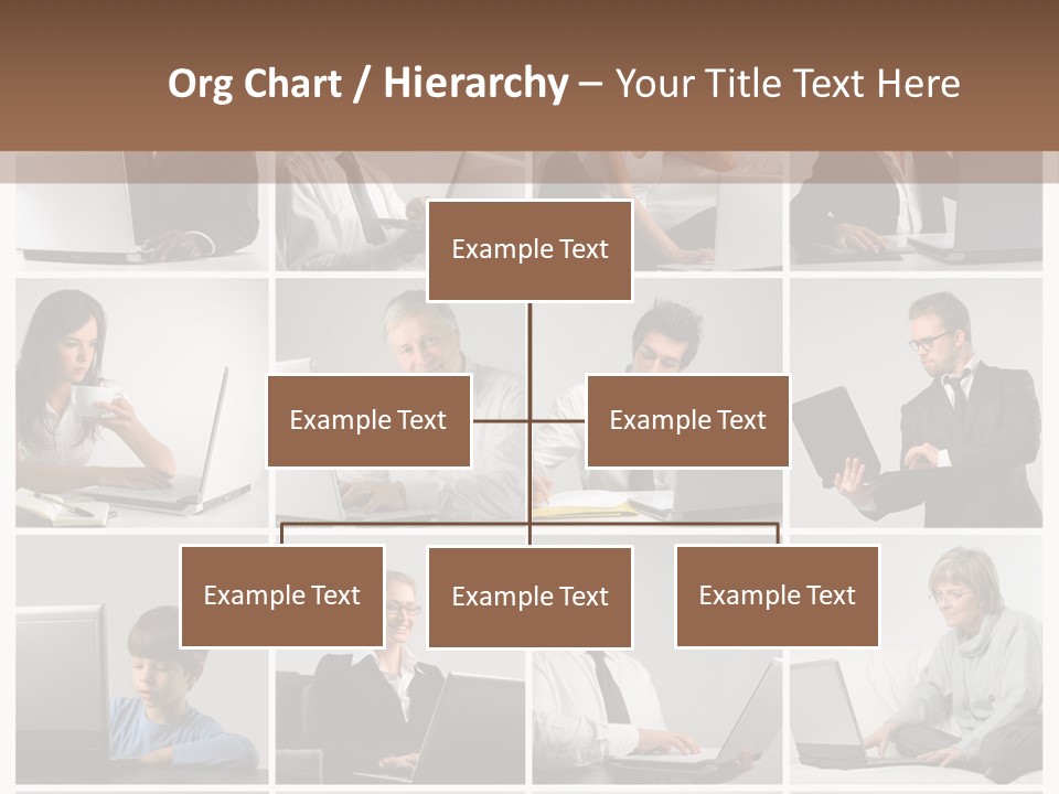 Laptop Computer Notebook PowerPoint Template