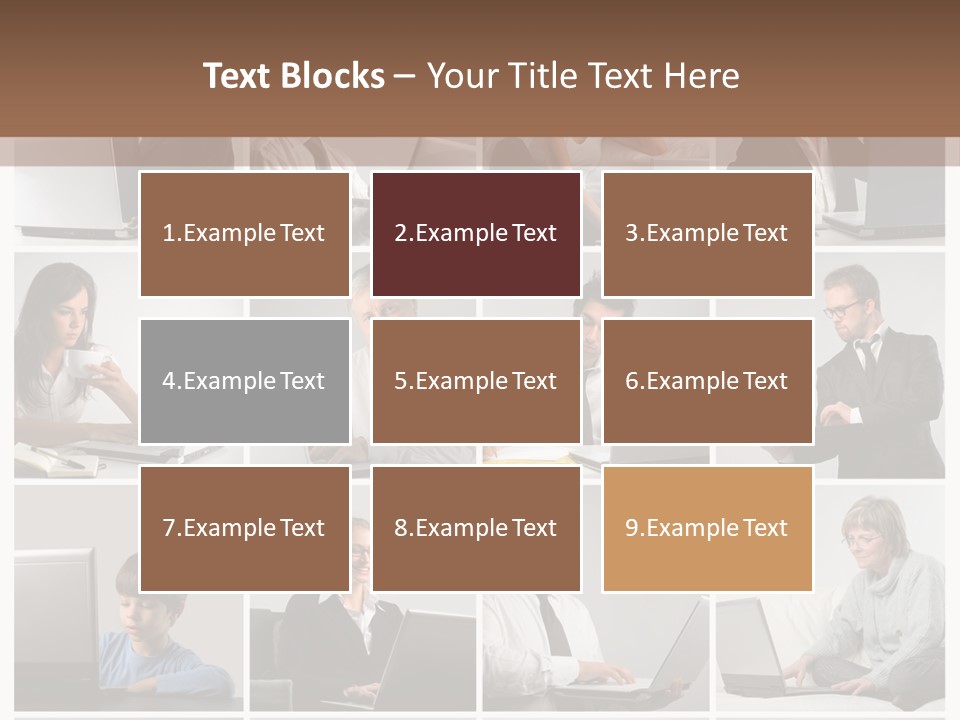 Laptop Computer Notebook PowerPoint Template