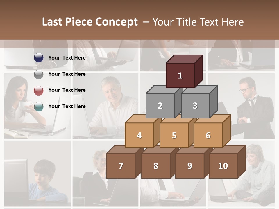 Laptop Computer Notebook PowerPoint Template