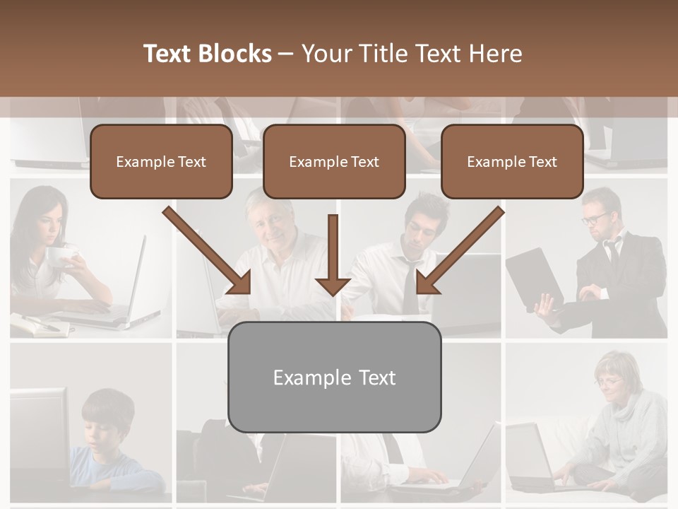 Laptop Computer Notebook PowerPoint Template