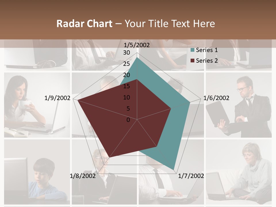 Laptop Computer Notebook PowerPoint Template