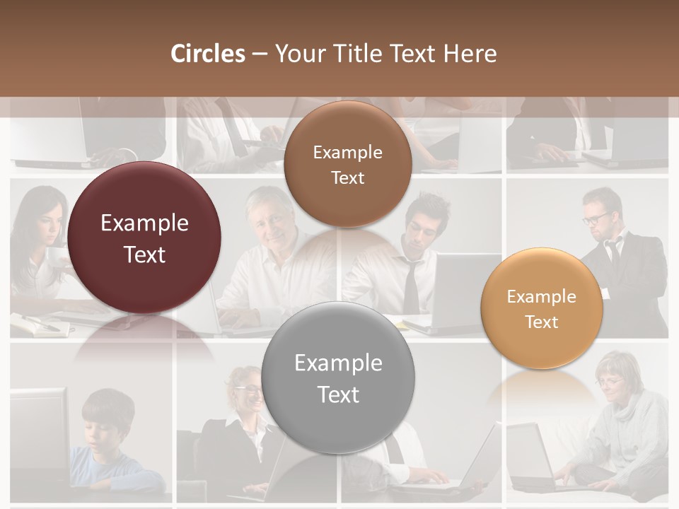 Laptop Computer Notebook PowerPoint Template