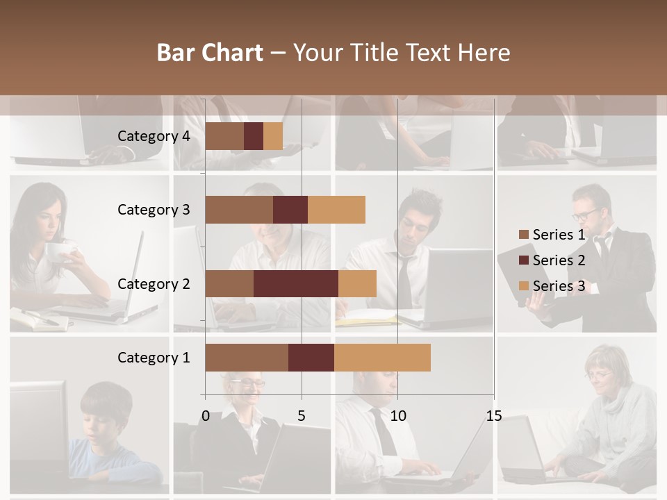 Laptop Computer Notebook PowerPoint Template