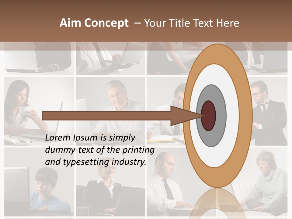 Laptop Computer Notebook PowerPoint Template
